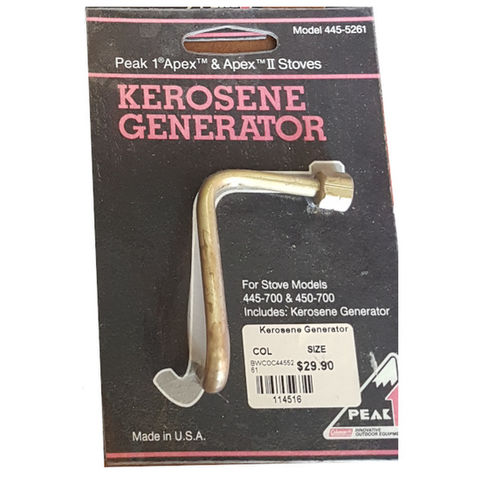 Coleman 445-5261 Peak 1 & 2 Apex Stove Kerosene Generator