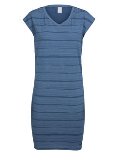 Icebreaker Wmns Yanni Tee Dress 'Combed Lines'
