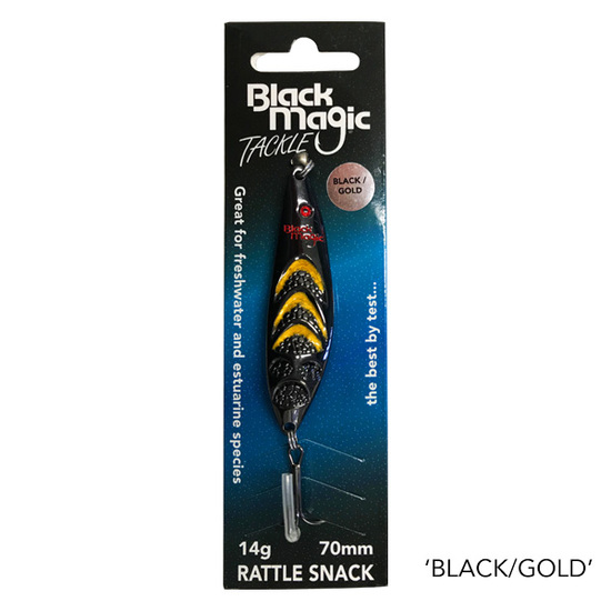 Rattle Snack Freshwater Lure Black Magic 